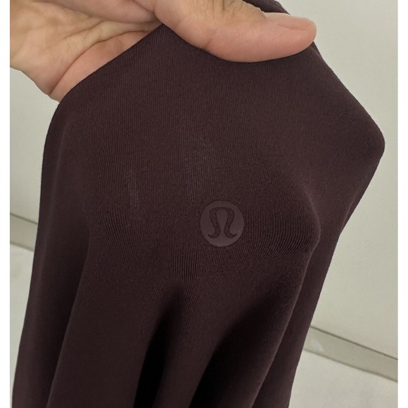Lululemon Ease of Mind Bordeaux Drama Maroon Rulu Long Sleeve Tee Women's 8/10? - Picture 9 of 9